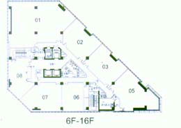 Shanghai DANING-THE life Hub Tower design Cad for rental  office  
